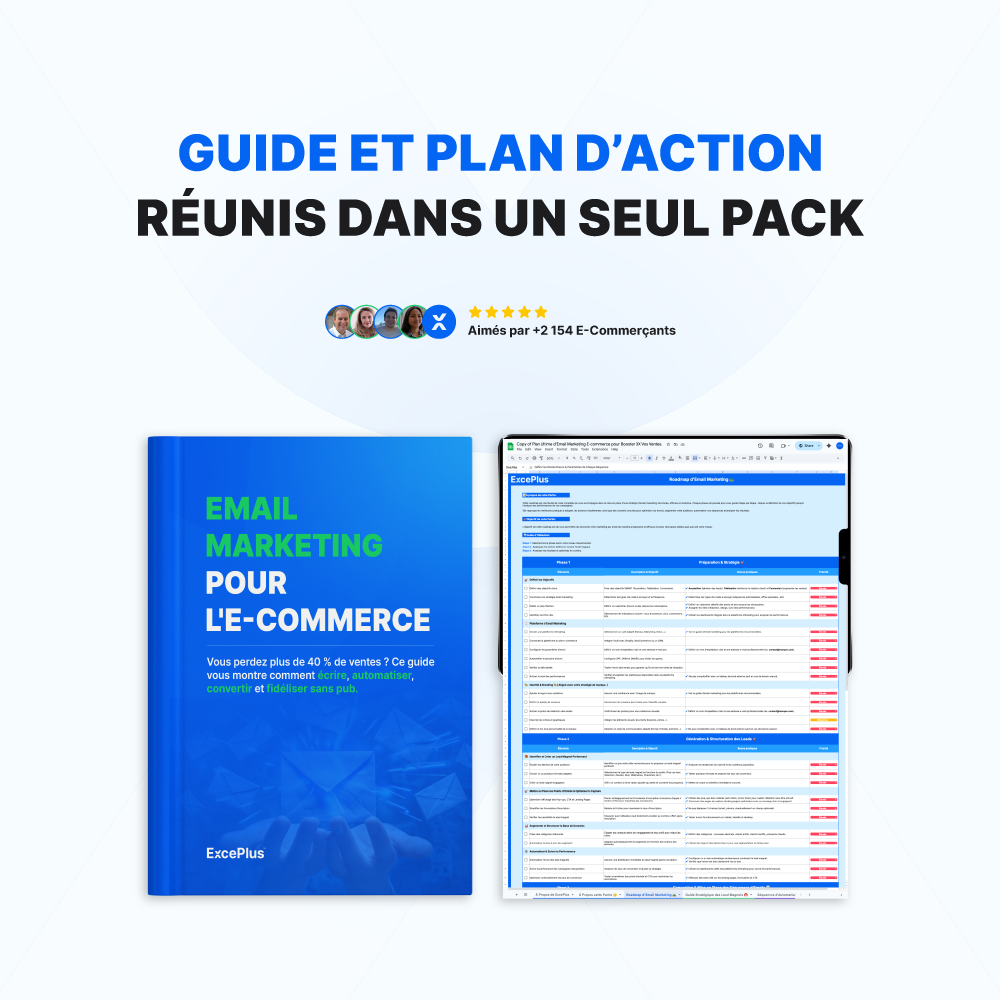 Pack Complet d'Email Marketing E-Commerce pour 3X Vos Ventes.
